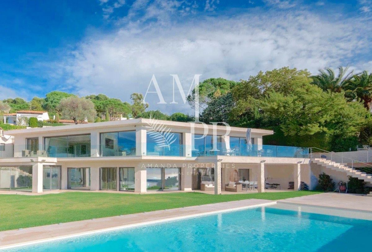 Cannes Californie - Superbe Villa Moderne - Vue Mer Panoramique - 12 Personnes<span>À CANNES