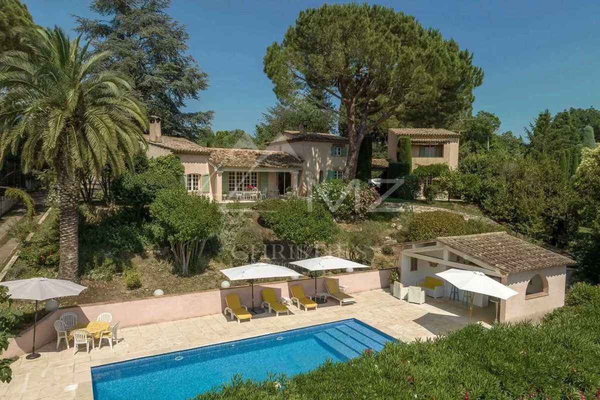 Jolie Villa Provencale Avec Vue Panoramique<span>À Grasse
