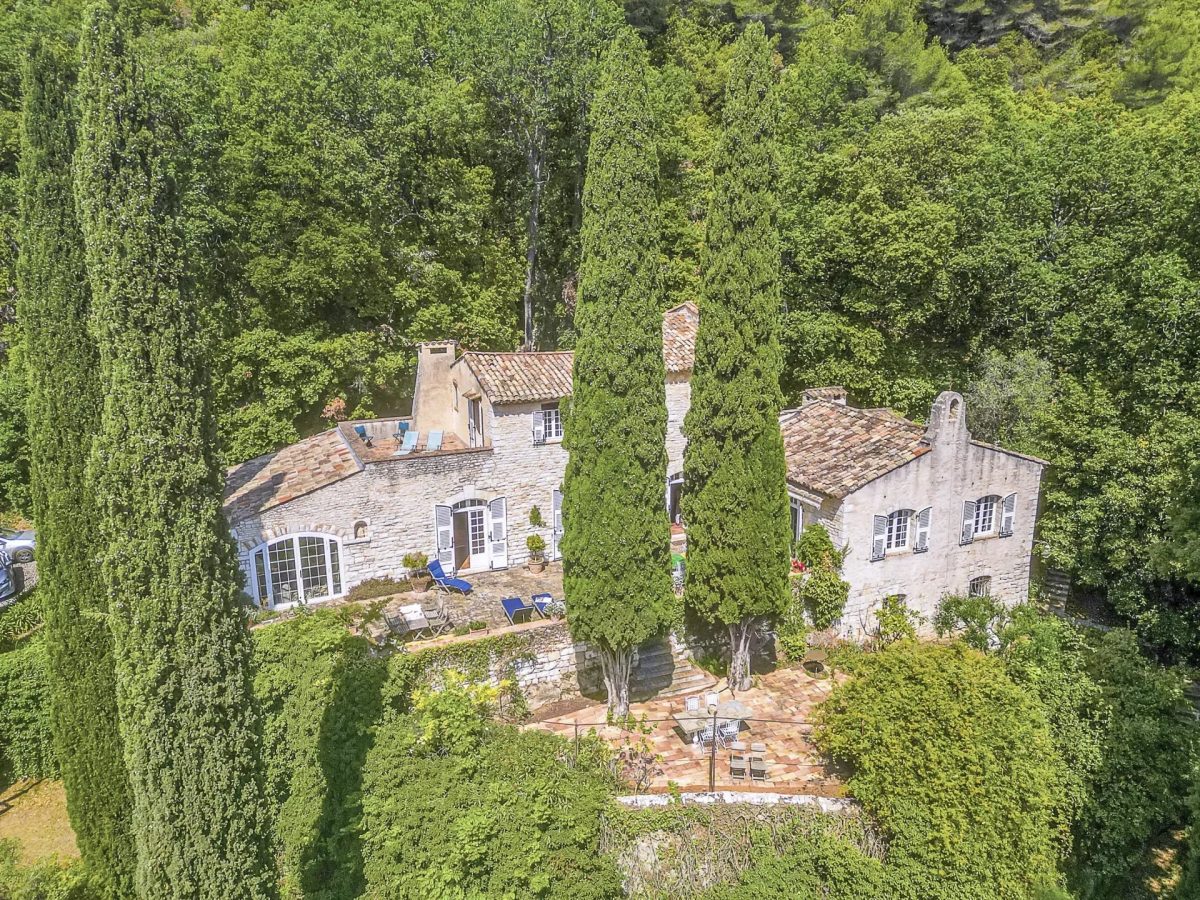 Authentique Maison En Pierre Avec Vue Mer - Tourrettes-Sur-Loup<span>À Tourrettes-sur-Loup