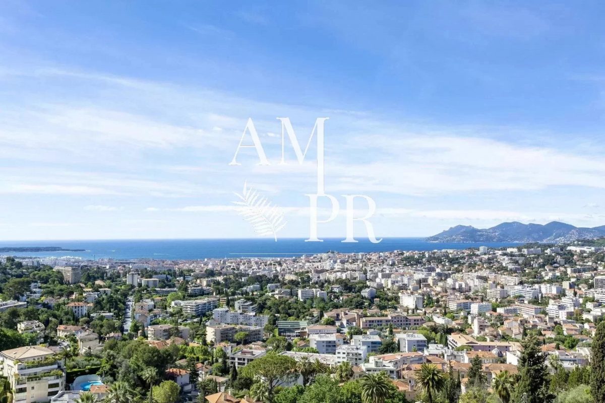 Dernier Etage:  80 M2 Vue Mer Panoramique Baie De Cannes - Piscine+Gardien<span>À Le Cannet