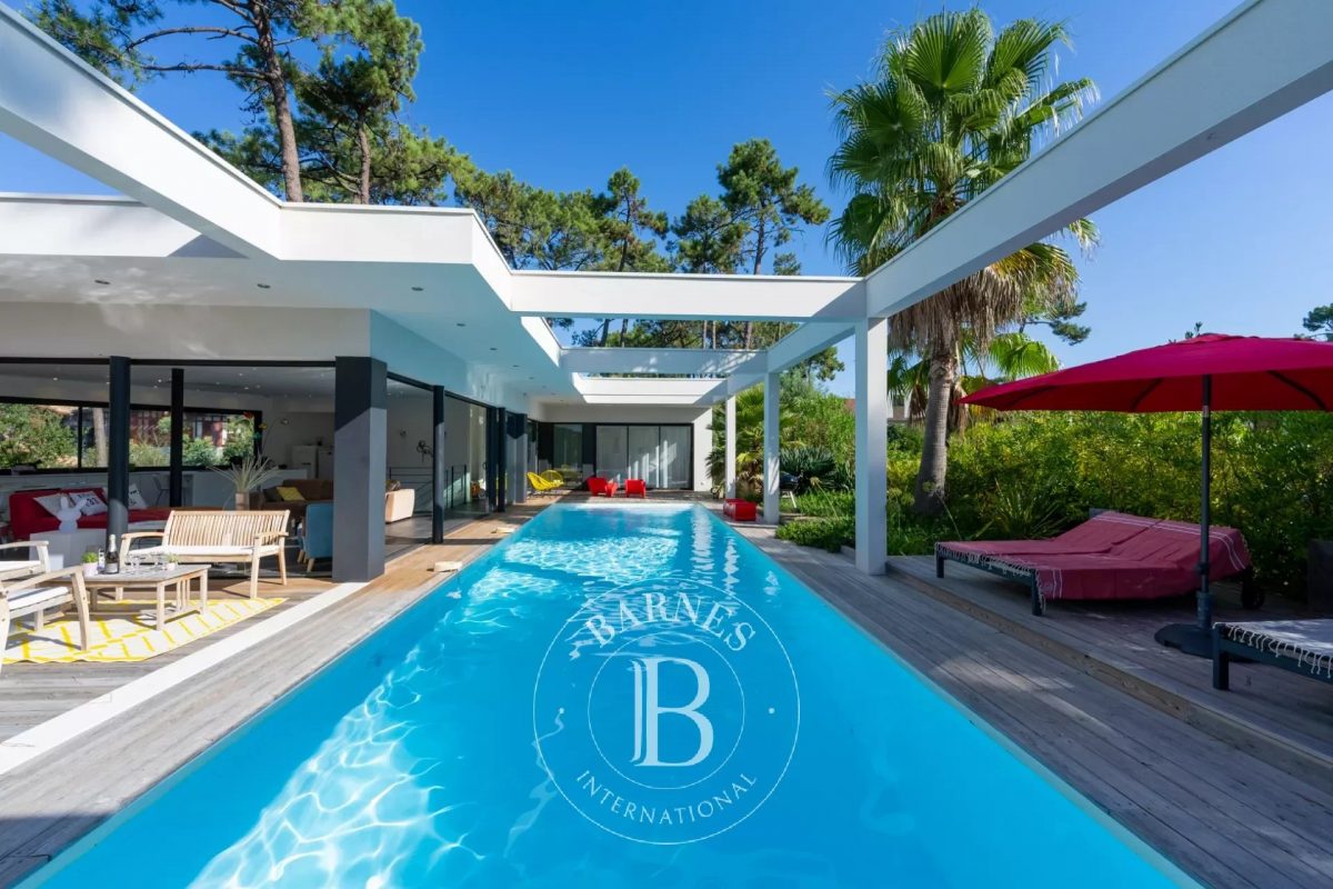 Villa California Pour 10 Personnes Avec Piscine, Arcachon Proche Moulleau<span>À Arcachon