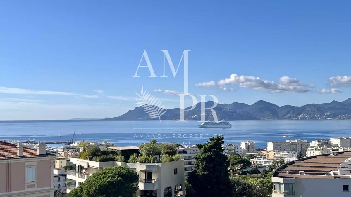 Dernier Etage 136M2 - 3 Chambres- Vue Mer Panoramique- Cannes Californie<span>À CANNES