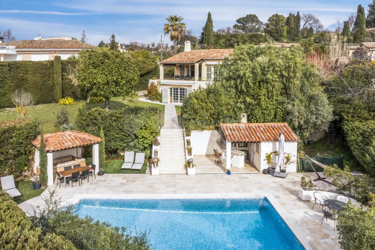 Mougins - Charmante Villa Provençale Dans Domaine Sécurisé Avec Aperçu Mer<span>À Mougins