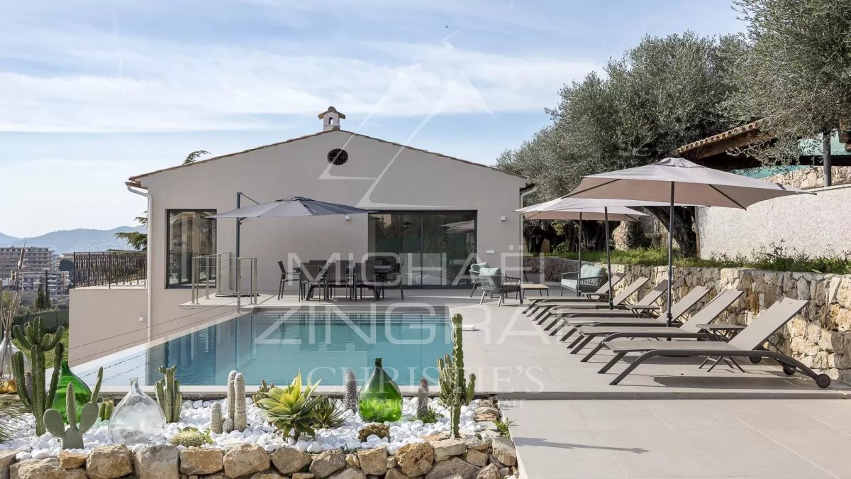 Le Cannet Collines  - Villa Provençale Moderne En Parfait État – Vue Mer Panoramique À 180 °<span>À Le Cannet