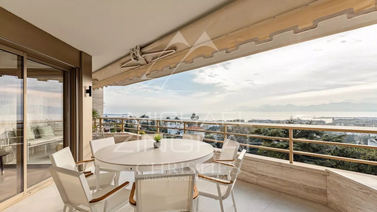 Superbe Appartement 5 Pièces À La Vue Mer Imprenable<span>À CANNES