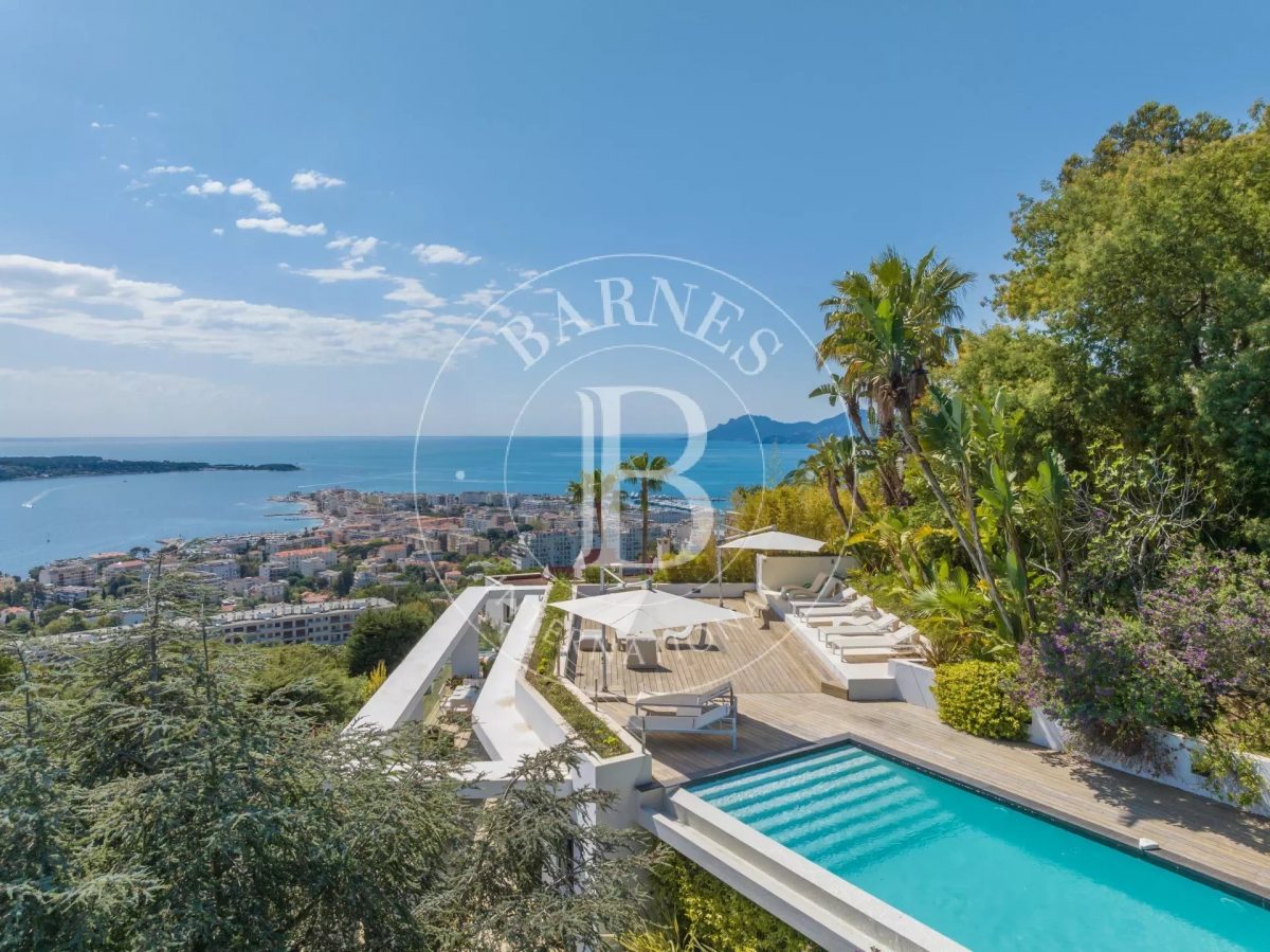 Cannes Californie - Villa Contemporaine Vue Sur Les Iles De Lerins - 5 Chambres<span>À CANNES