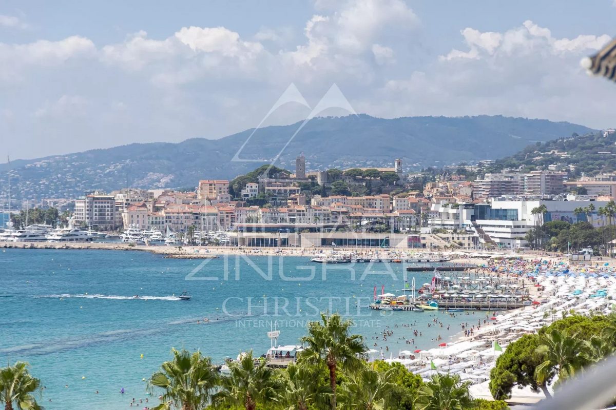 Cannes - Croisette - Appartement 3 Pièces Vue Mer Panoramique<span>À CANNES