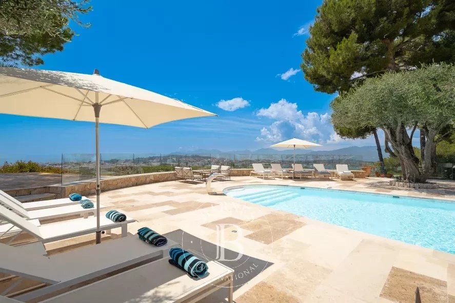 Mougins - Domaine Privé - Bastide De Charme - 6 Chambres - Vue Mer Panoramique - Piscine<span>À Mougins