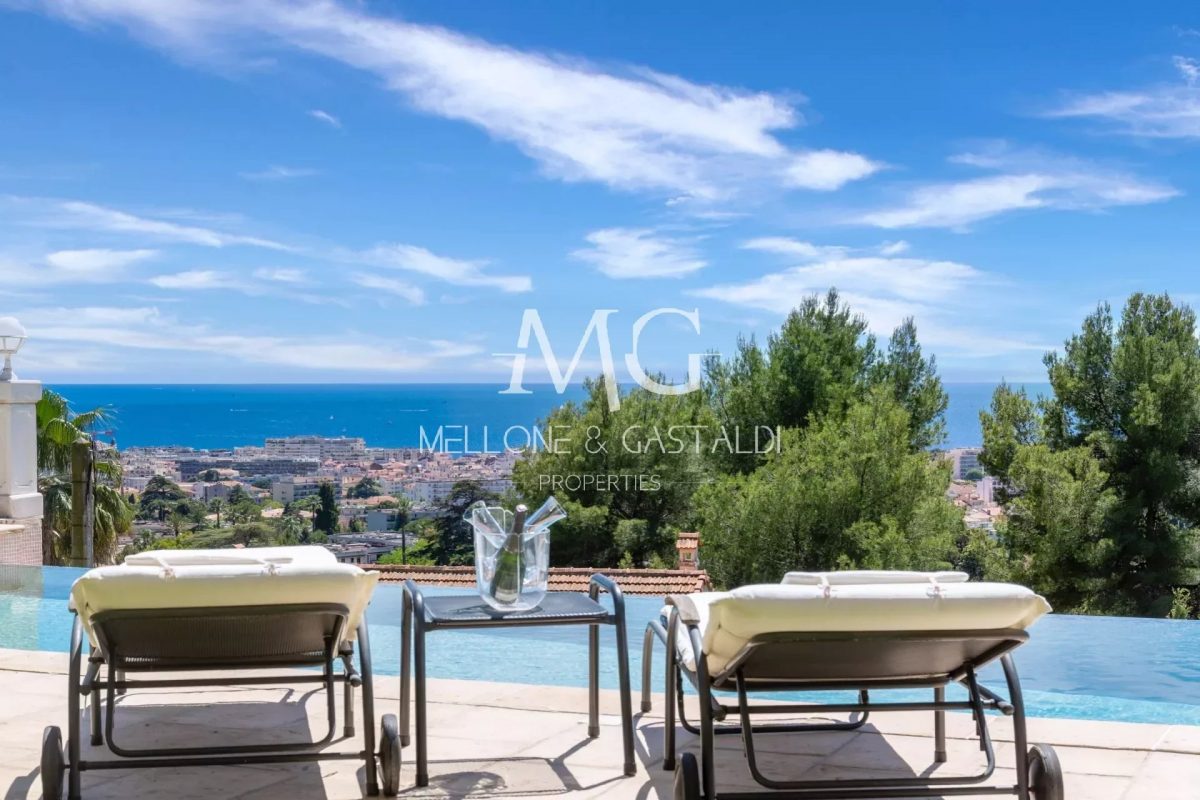 Cannes Californie Villa Vue Mer Panoramique<span>À CANNES