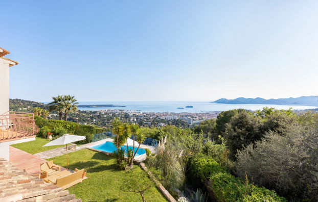 Cannes Super Cannes Villa T6 200M2 Vue Mer Panoramique Piscine Jardin 860M2<span>À CANNES