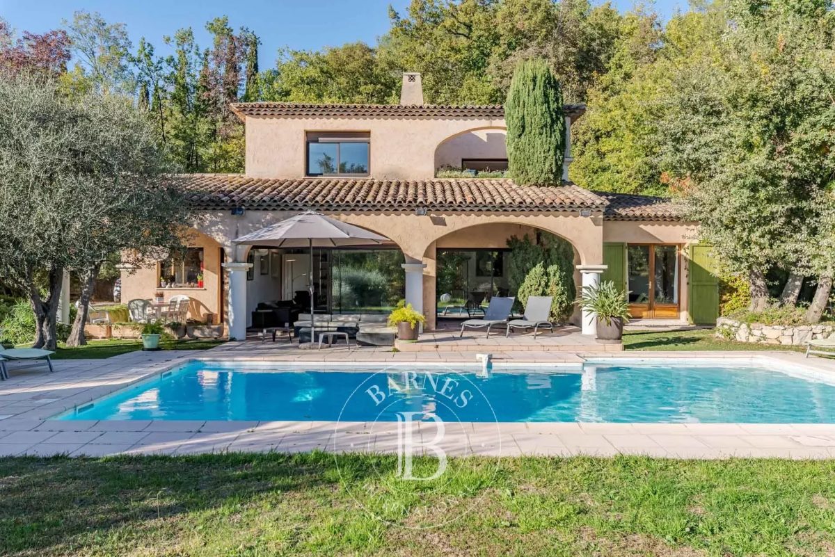 Roquefort-Les-Pins - Villa Familiale Au Calme Absolu - Terrain Paysager Avec Piscine 3 196 M2<span>À Roquefort-les-Pins