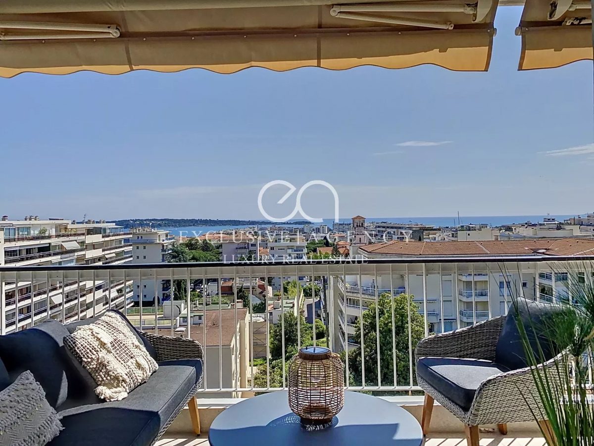 Cannes Basse Californie Appartement 3 Pièces 72M² Vue Mer Panoramique<span>À CANNES