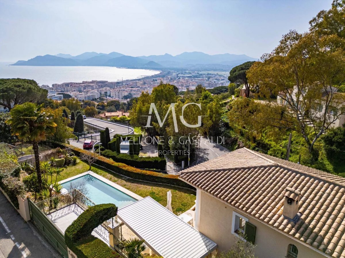 Villa 5 Chambres | Cannes Croix Des Gardes | Vue Mer | Piscine<span>À CANNES