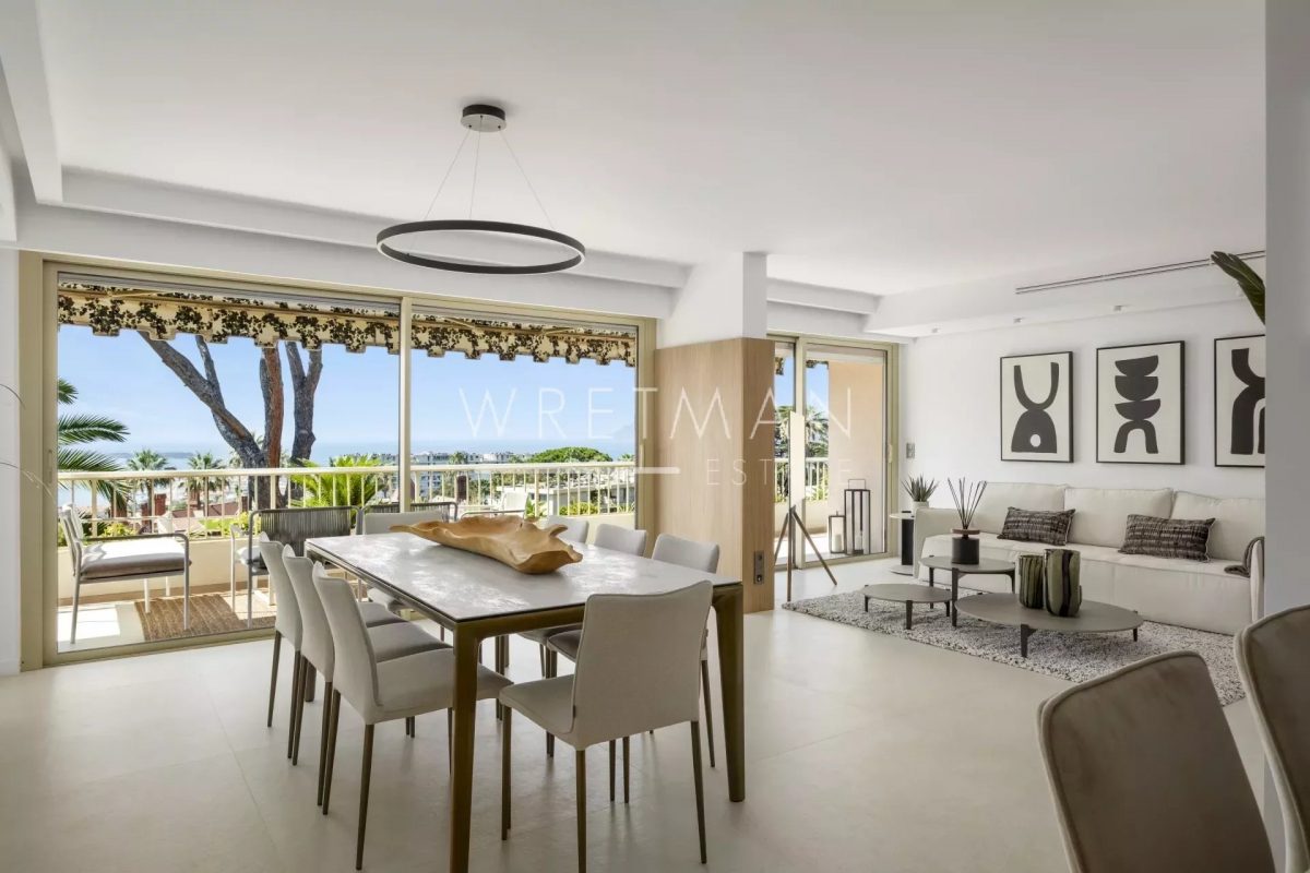 Appartement 5 Pièces Entièrement Rénové Avec Vue Mer Panoramique - Cannes Californie<span>À CANNES