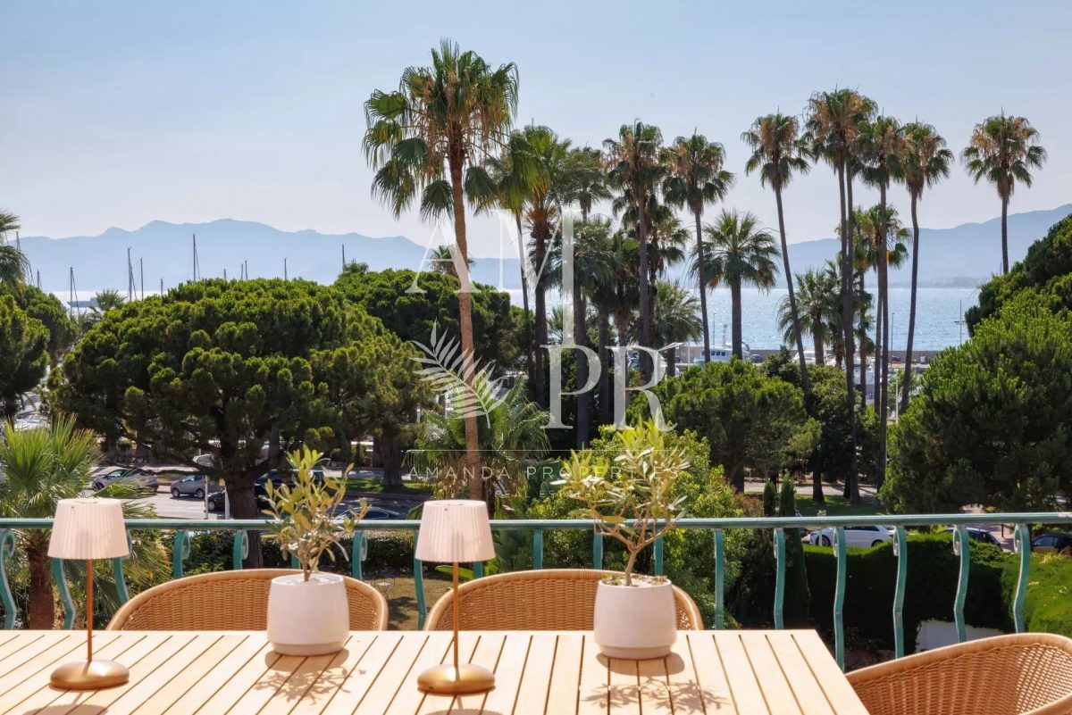 Cannes Croisette - Appartement 3 Pièces De 80M2 - Aperçu  Mer<span>À CANNES