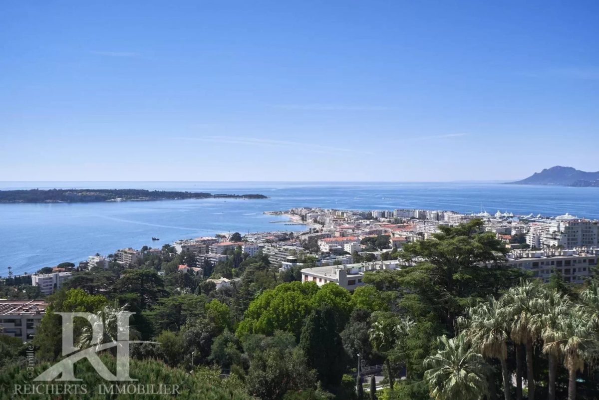 Cannes Californie Dernier Étage 4P Vue Mer Panoramique<span>À CANNES