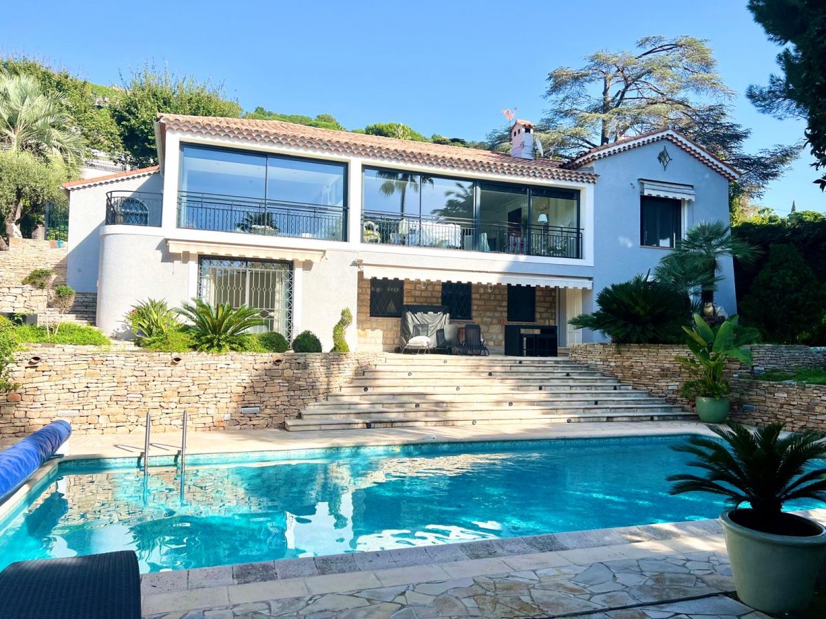 Cannes Basse Californie Villa T6 Individuelle 405M2Vue Mer Calme,  Piscine Terrain 1800M2 Garage<span>À CANNES