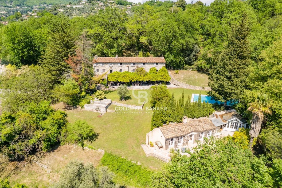 Châteauneuf De Grasse - Maison Du 19Ème Siècle Avec Vue Panoramique<span>À Châteauneuf-Grasse