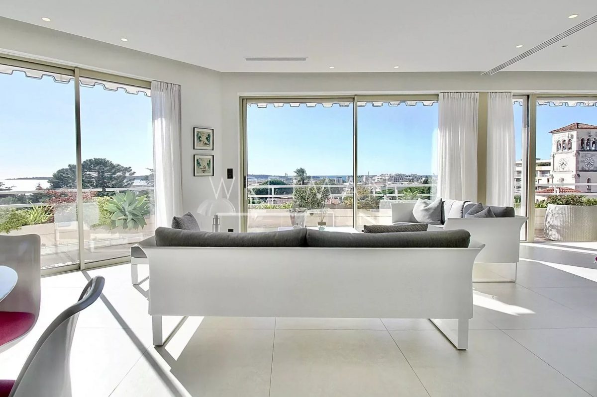 Superbe Penthouse Lumineux Avec Magnifique Vue Mer  -  Cannes Basse Californie<span>À CANNES