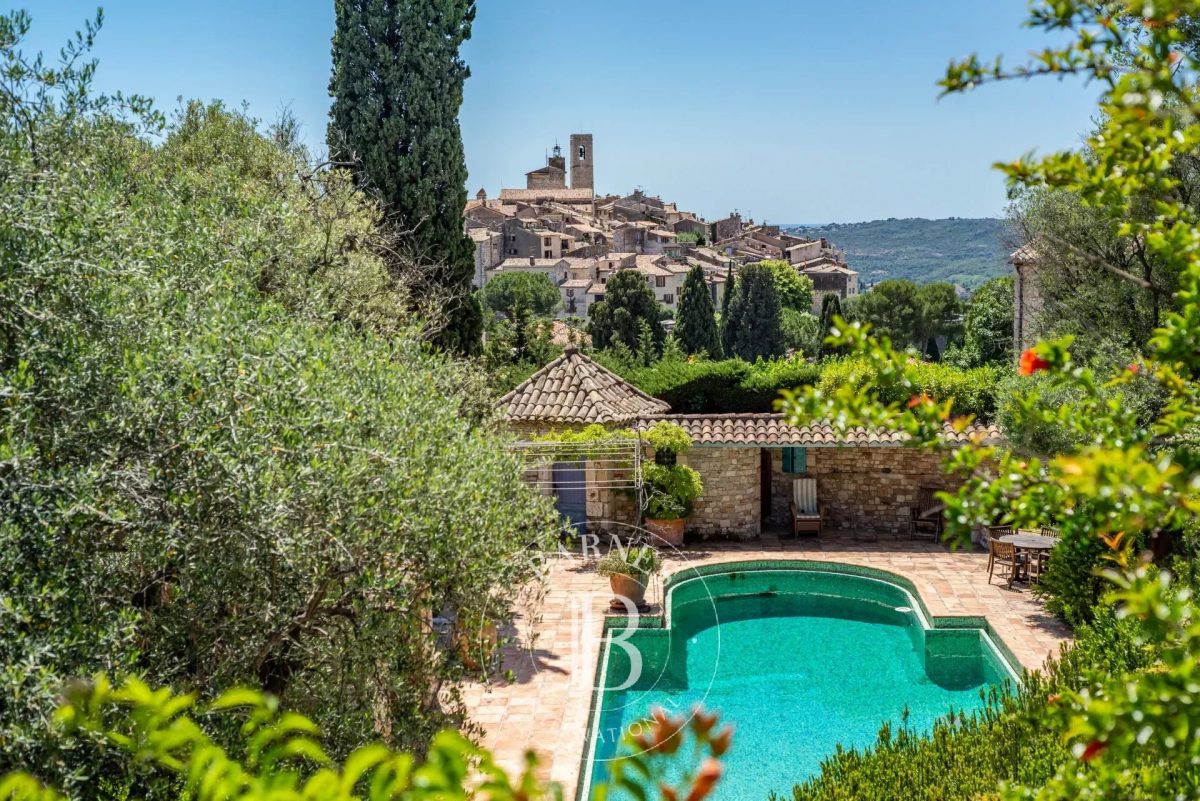 Saint-Paul-De-Vence - Propriété D'exception Avec Vue Spectaculaire Mer, Village Et Collines<span>À Saint-Paul-de-Vence