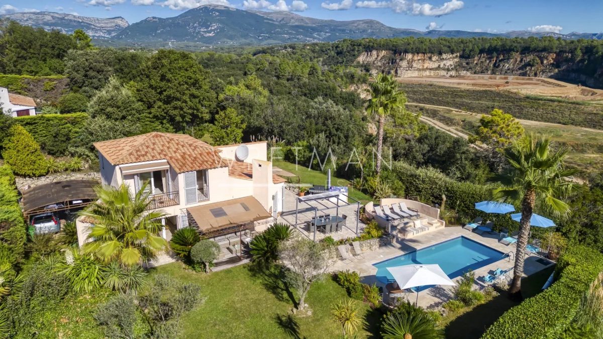 Magnifique Villa Avec Piscine Et Vue Panoramique - Valbonne<span>À Valbonne