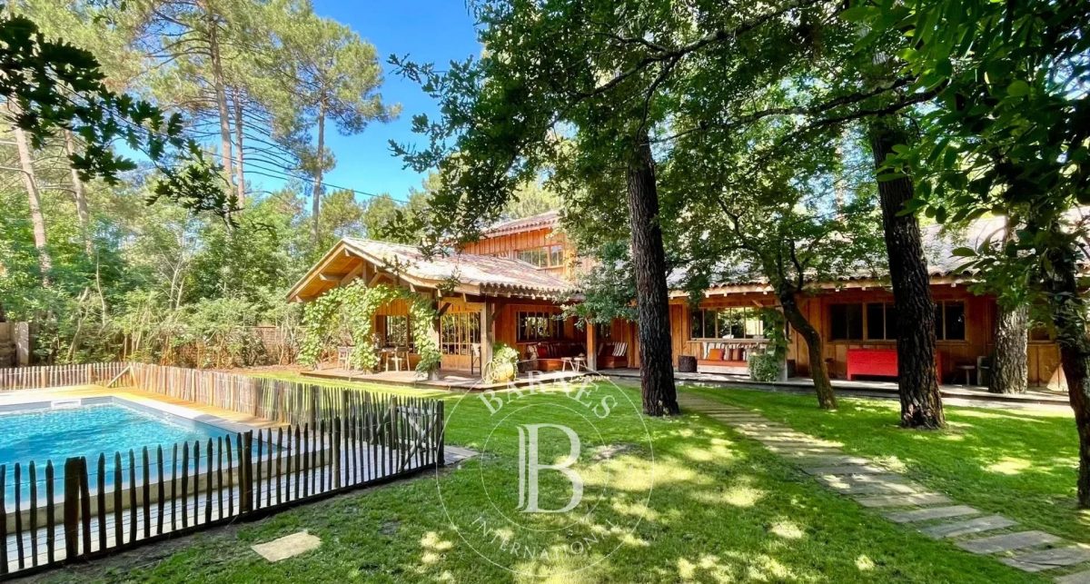 Villa En Bois « Pinède » Avec Piscine, À Piquey - Capacité 7 Adultes Et Un Enfant<span>À Lège-Cap-Ferret