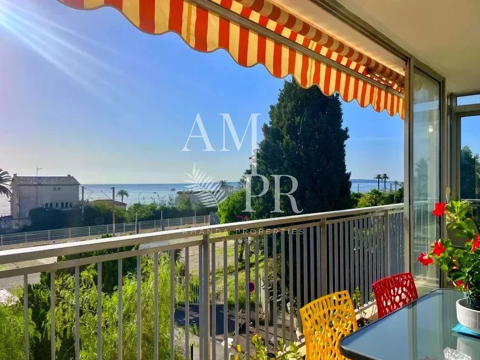 Appartement Vue Mer Avec Terrasse D'angle - Golfe-Juan, À 2 Min Des Plages<span>À Golfe-Juan