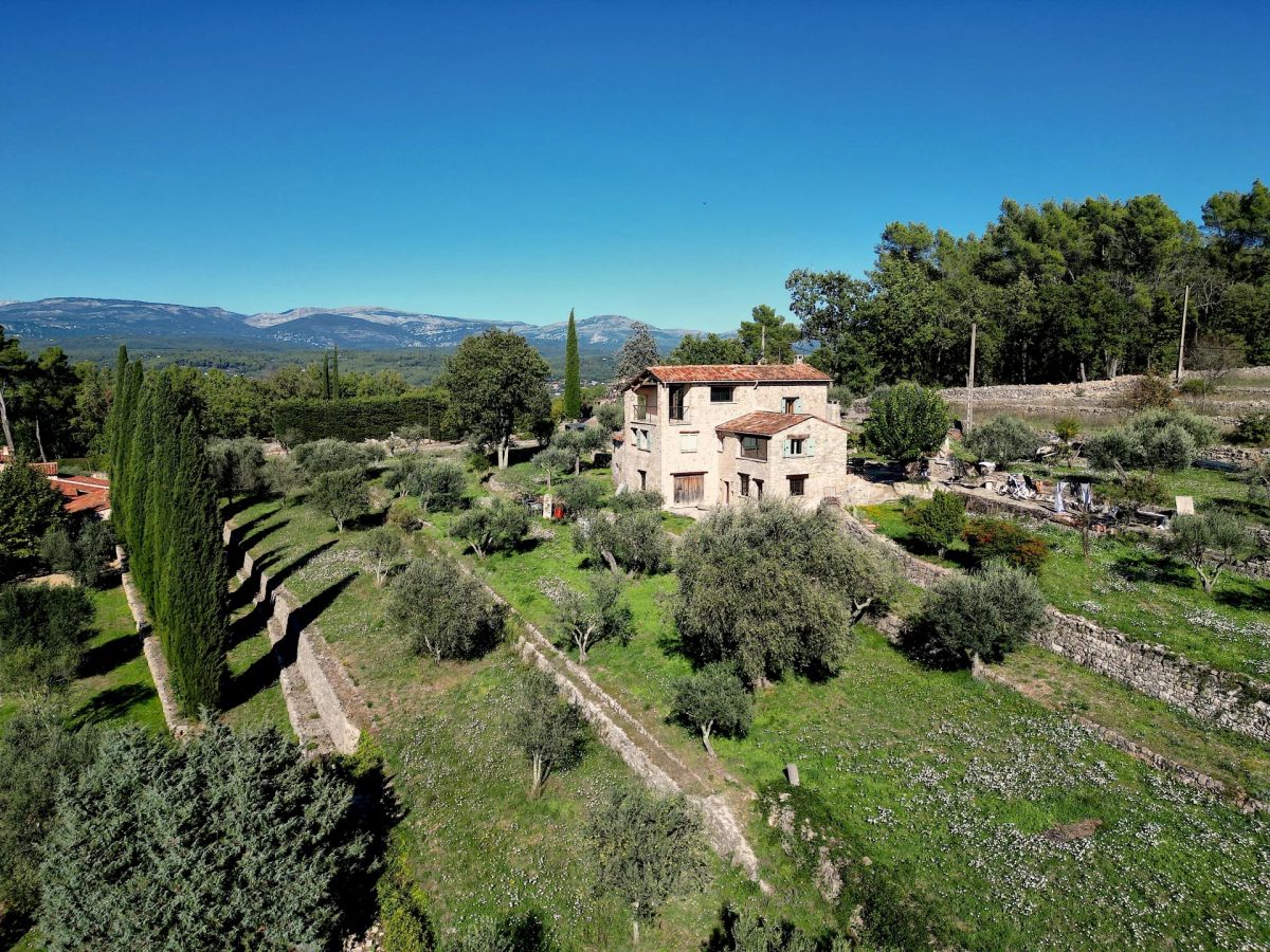 Ancien Mas En Pierre Avec Vue Fantastique - Fayence<span>À Fayence