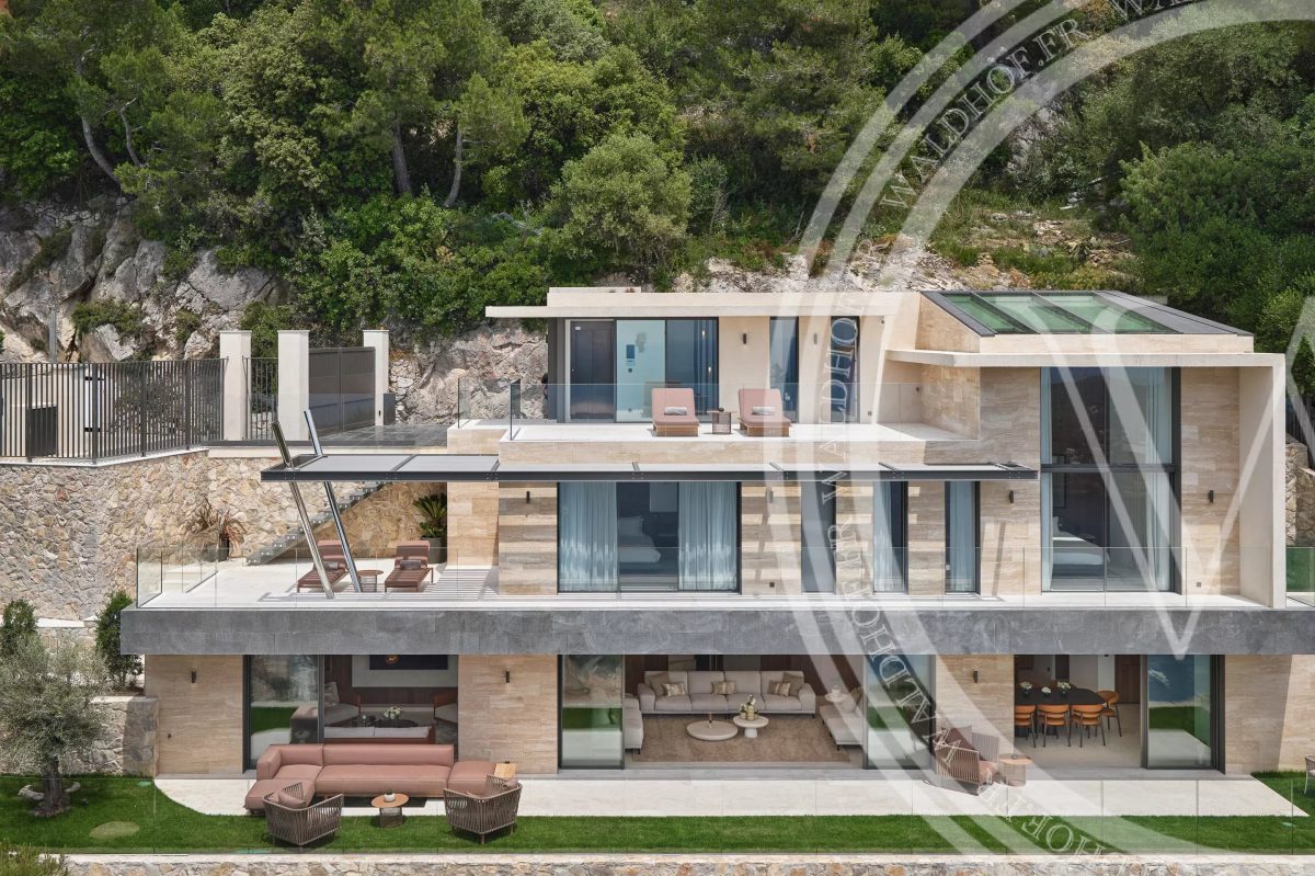 Villa Dans Un Domaine Privé Avec Vue Sur Saint-Jean-Cap-Ferrat E La Mer<span>À Villefranche-sur-Mer