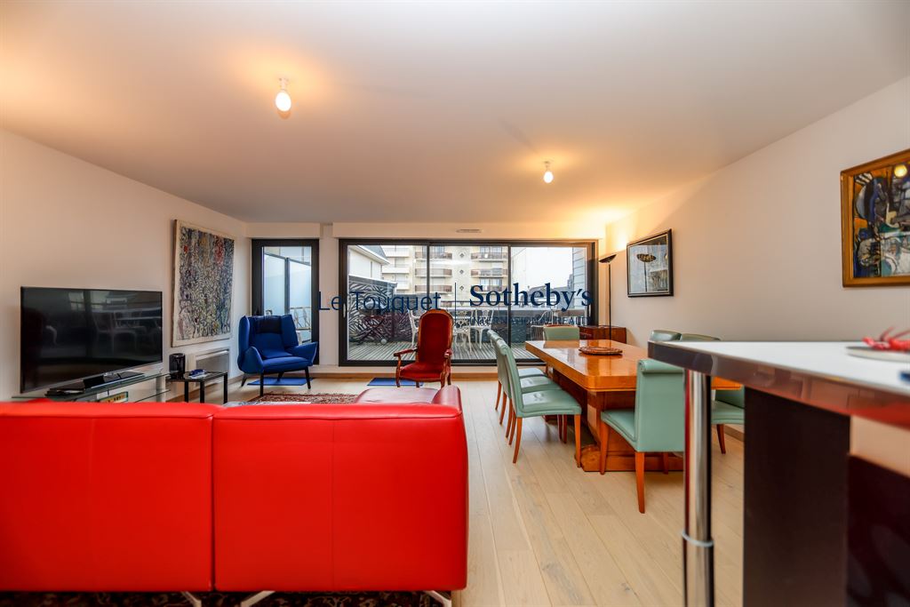 Appartement Haut De Gamme Avec Terrasse Et Garage, Idéalement Situé<span>À Le Touquet-Paris-Plage